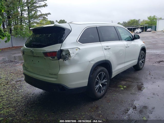Toyota Highlander Xle V6 2016 5TDJKRFH2GS252680 Image 4