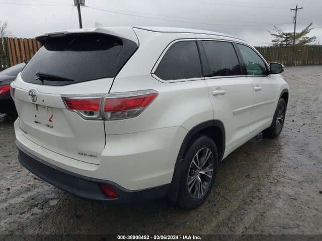 Toyota Highlander Xle V6 2016 5TDJKRFH2GS319813 Image 4