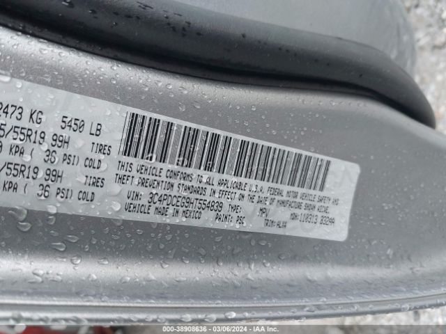 3C4PDCEG9HT554839 Dodge JOURNEY GT