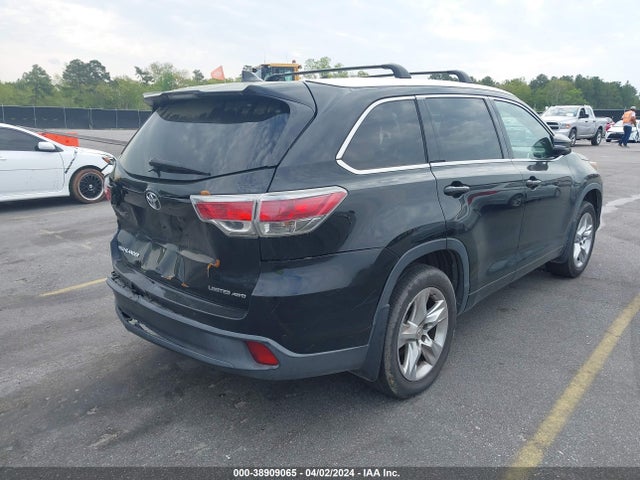 Toyota Highlander Limited V6 2015 5TDDKRFHXFS085352 Image 4