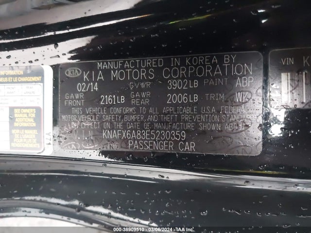 KIA Forte Koup Ex 2014 KNAFX6A83E5230359 Image 9