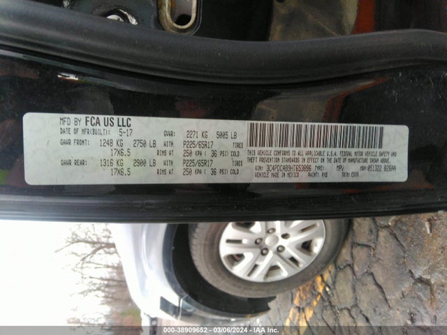 3C4PDCAB9HT653896 Dodge JOURNEY SE