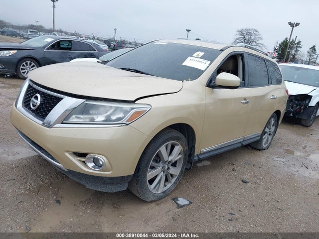 2013 NISSAN PATHFINDER PLATINUM VIN: 5N1AR2MN1DC668384