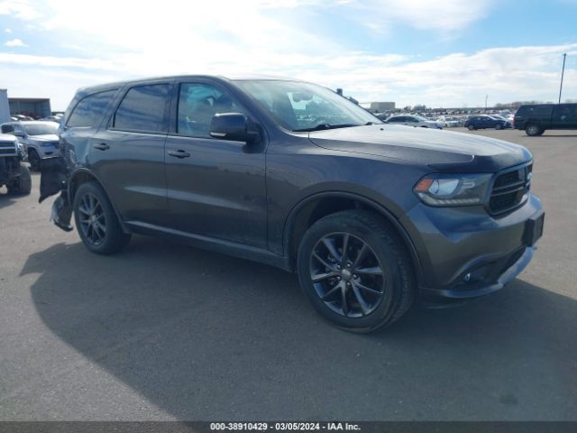 2017 Dodge Durango Gt Awd მანქანა იყიდება აუქციონზე, vin: 1C4RDJDGXHC860586, აუქციონის ნომერი: 38910429