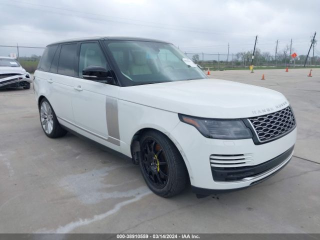 Auction sale of the 2019 Land Rover Range Rover 5.0l V8 Supercharged, vin: SALGS2RE2KA526946, lot number: 38910559