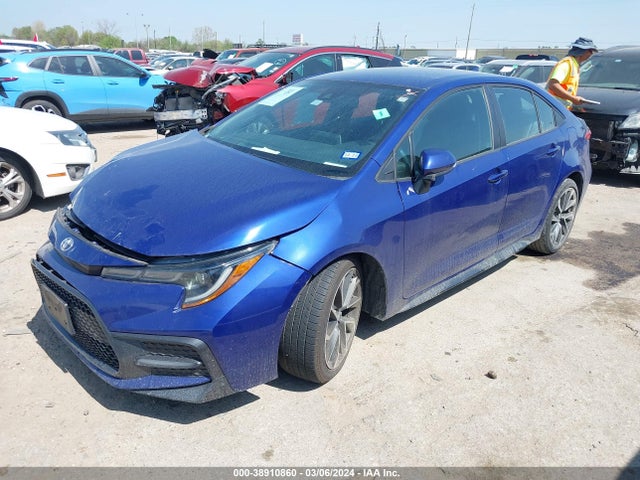 Toyota COROLLA SE 2021 5YFS4MCE1MP064314 Image 2