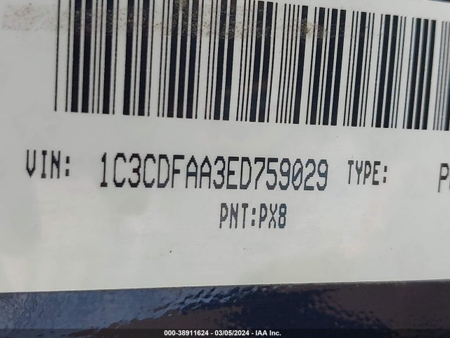 Dodge DART SE 2014 1C3CDFAA3ED759029 Image 9