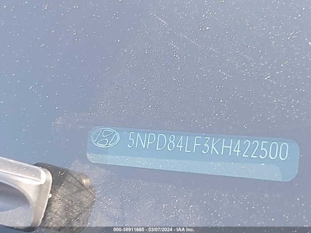 Hyundai ELANTRA SEL 2019 5NPD84LF3KH422500 Image 9
