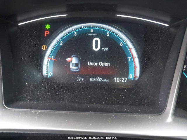 Honda Civic Ex-t 2017 2HGFC1F3XHH636233 Image 15