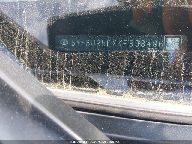 Toyota COROLLA LE 2019 5YFBURHEXKP898486 Image 9
