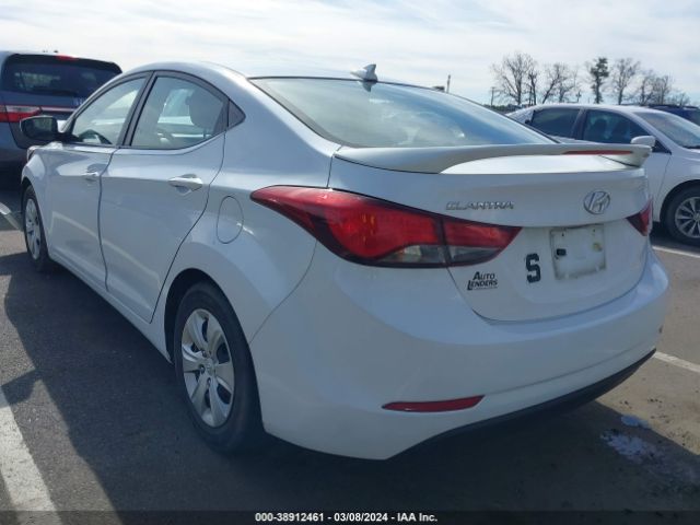 5NPDH4AE6GH737146 Hyundai ELANTRA SE