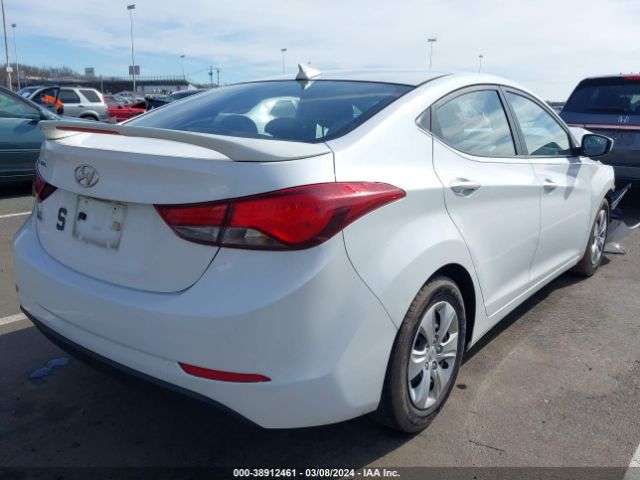 5NPDH4AE6GH737146 Hyundai ELANTRA SE