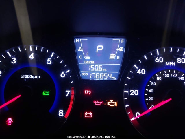 2012 HYUNDAI ACCENT GLS VIN: KMHCU4AE3CU035546