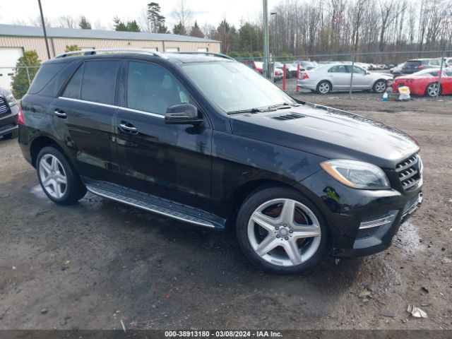 Auction sale of the 2014 Mercedes-benz Ml 350 4matic, vin: 4JGDA5HB0EA277312, lot number: 38913180