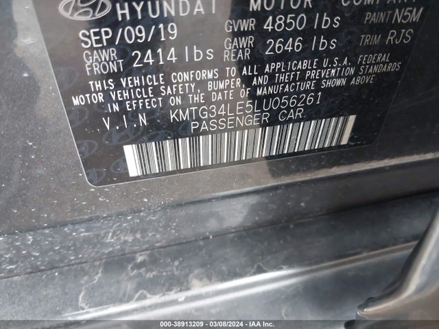 Genesis G70 3.3t Rwd 2020 KMTG34LE5LU056261 Image 9