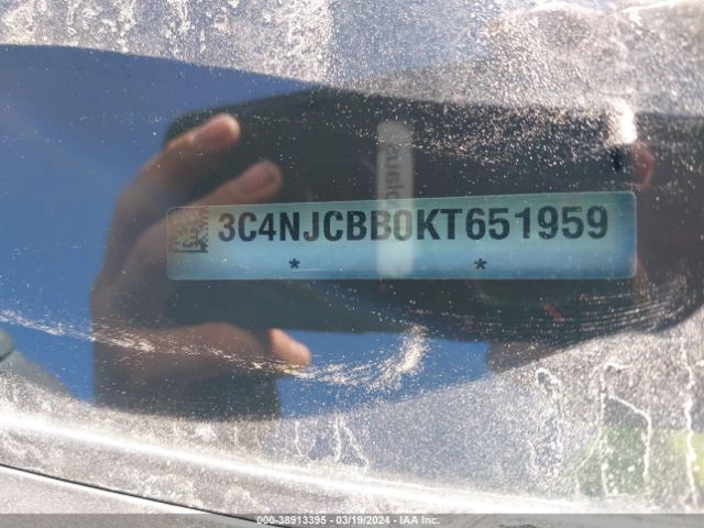 3C4NJCBB0KT651959 Jeep Compass Latitude Fwd