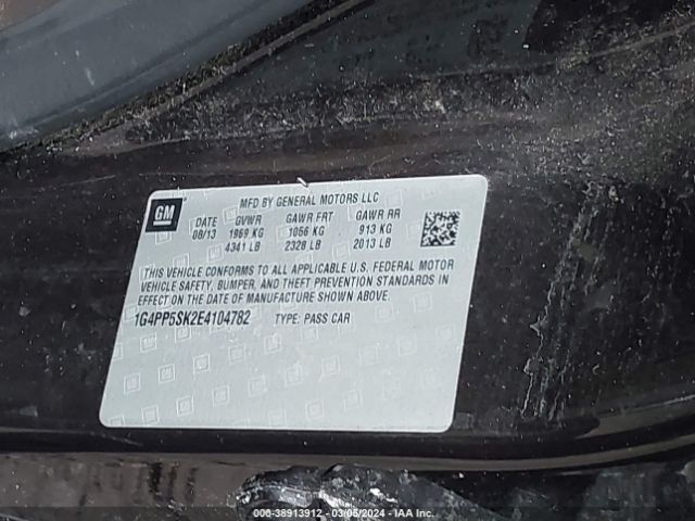 1G4PP5SK2E4104782 Buick Verano