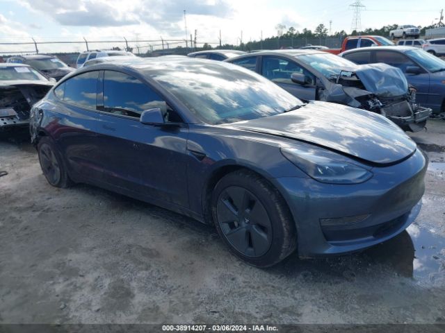 2021 Tesla Model 3 Standard Range Plus Rear-wheel Drive მანქანა იყიდება აუქციონზე, vin: 5YJ3E1EA0MF099691, აუქციონის ნომერი: 38914207