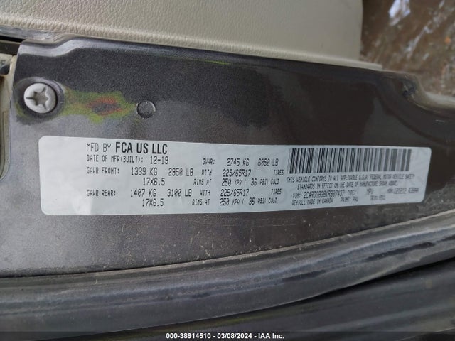 Dodge Grand Caravan Se 2019 2C4RDGBG8KR807437 Image 9