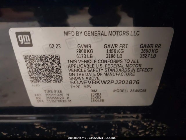 Buick Enclave Premium Awd 2023 5GAEVBKW2P1201876 Image 9