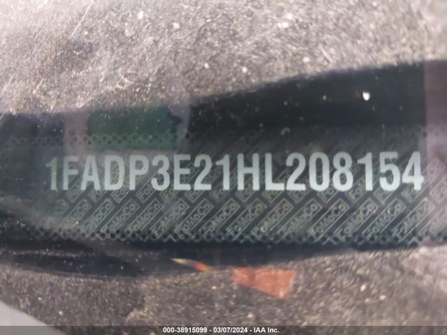 Ford FOCUS S 2017 1FADP3E21HL208154 Image 9