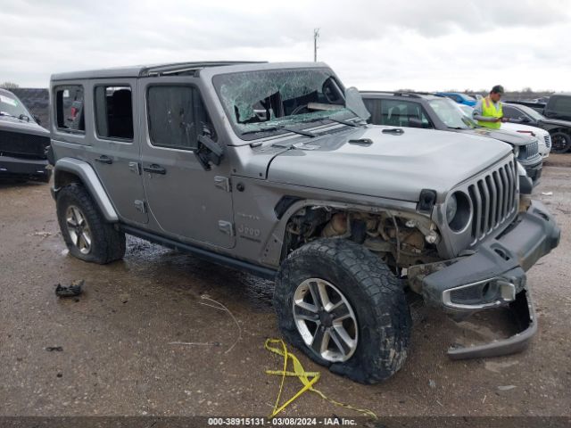 2018 Jeep Wrangler Unlimited Sahara 4x4 მანქანა იყიდება აუქციონზე, vin: 1C4HJXEG8JW207071, აუქციონის ნომერი: 38915131
