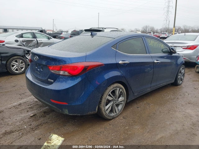Hyundai Elantra Limited 2015 5NPDH4AE4FH596642 Image 4