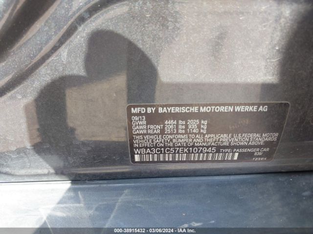 WBA3C1C57EK107945 BMW 328I