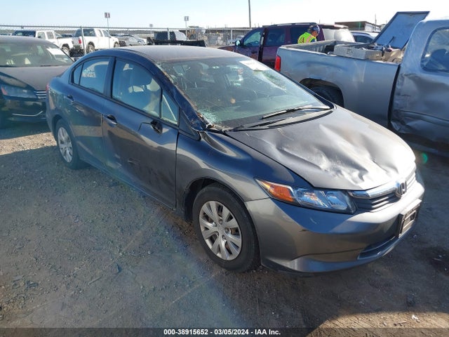 2012 HONDA CIVIC LX VIN: 2HGFB2F5XCH314517