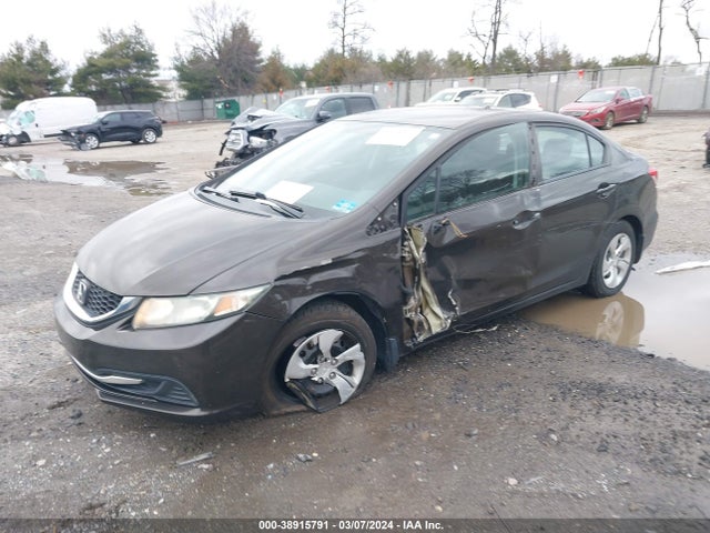 Honda Civic Lx 2014 2HGFB2F56EH538841 Image 2