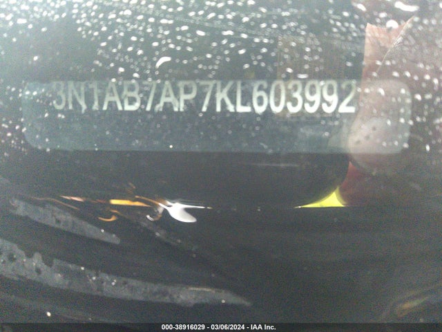 Nissan SENTRA SV 2019 3N1AB7AP7KL603992 Image 9