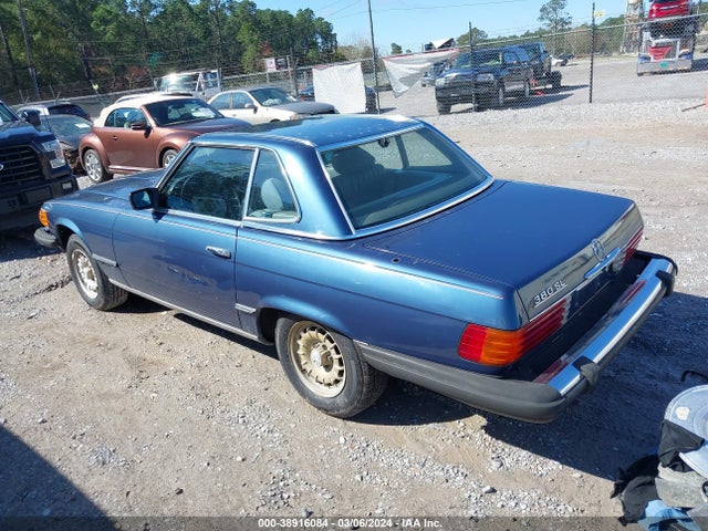 1982 MERCEDES-BENZ 380 SL VIN: WDBBA45A7CB015634