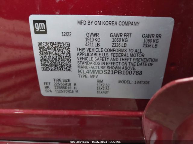 2023 BUICK ENCORE GX KL4MMDS21PB100788 Photo 8