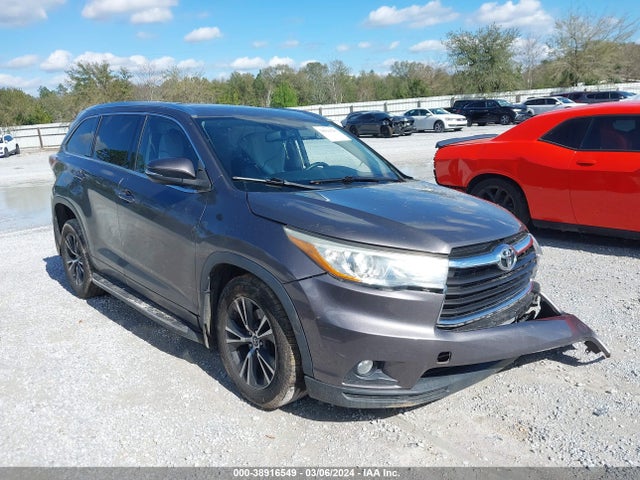 Toyota Highlander Xle V6 2016 5TDKKRFH8GS504436 Image 1