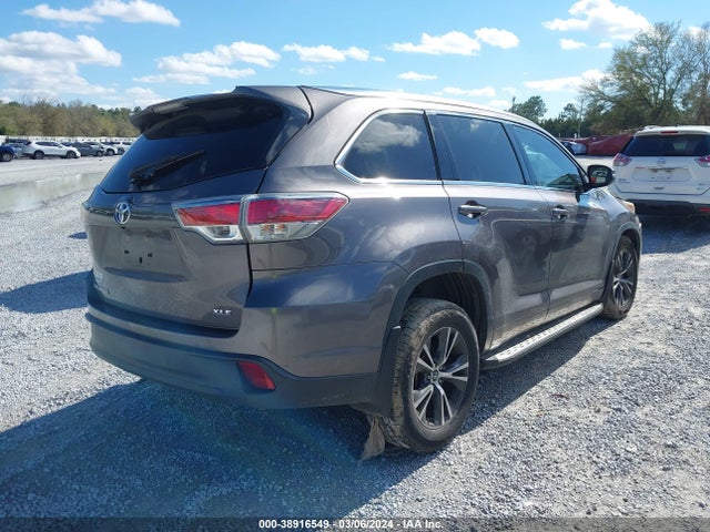 Toyota Highlander Xle V6 2016 5TDKKRFH8GS504436 Image 4