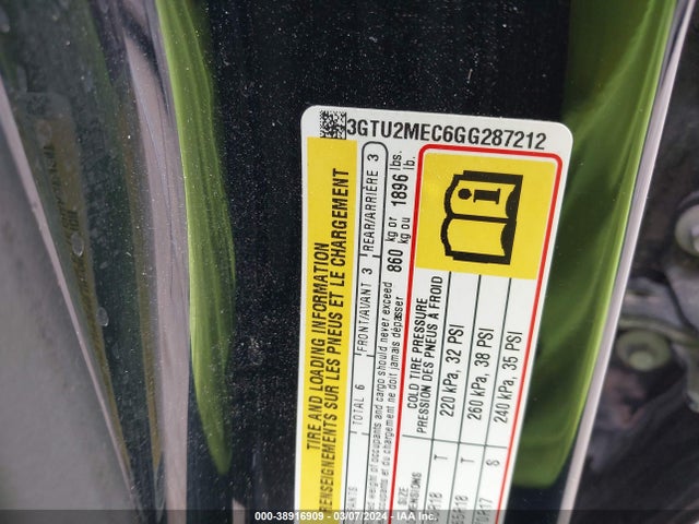 GMC Sierra 1500 Sle 2016 3GTU2MEC6GG287212 Image 9