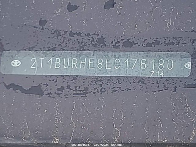 Toyota Corolla S Plus 2014 2T1BURHE8EC176180 Image 9