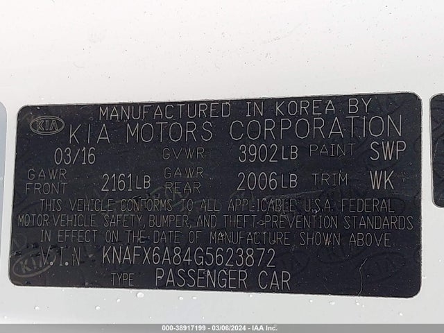 KIA Forte Koup Ex 2016 KNAFX6A84G5623872 Image 9