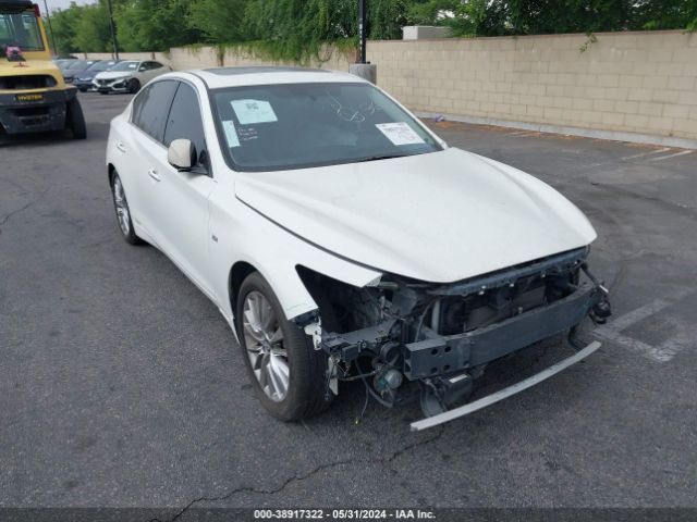 Auction sale of the 2019 Infiniti Q50 3.0t Luxe, vin: JN1EV7AP4KM515223, lot number: 38917322