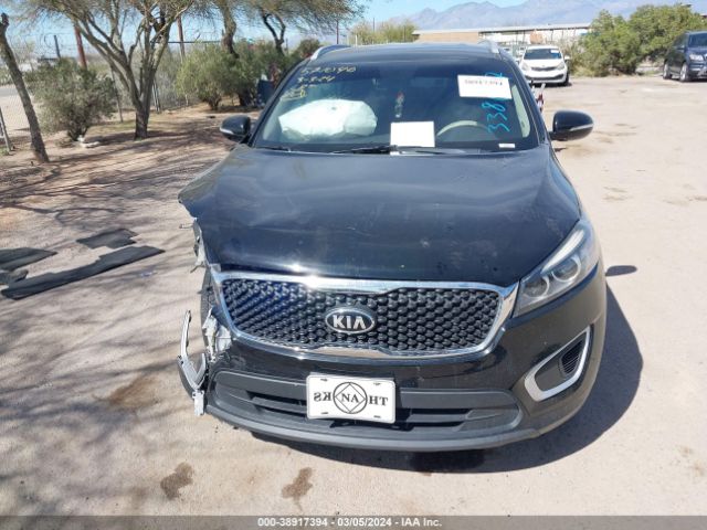 5XYPG4A36JG338637 KIA Sorento 2.4l Lx