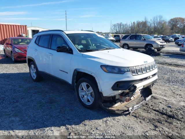 Auction sale of the 2022 Jeep Compass Latitude 4x4, vin: 3C4NJDBBXNT151432, lot number: 38917591