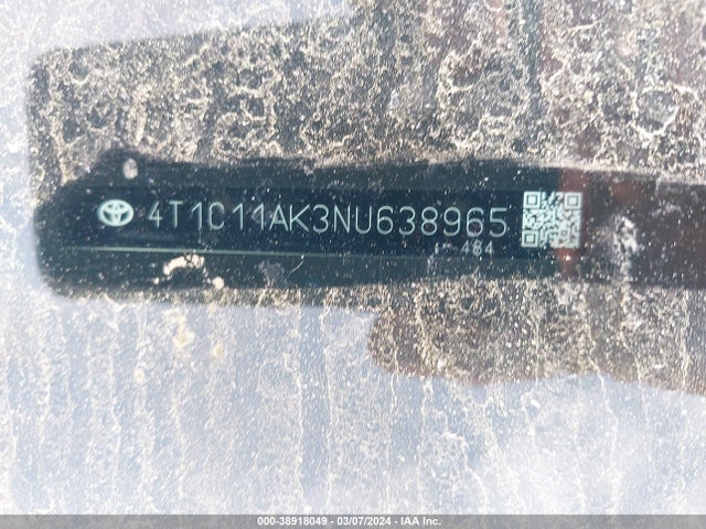Toyota CAMRY LE 2022 4T1C11AK3NU638965 Image 9