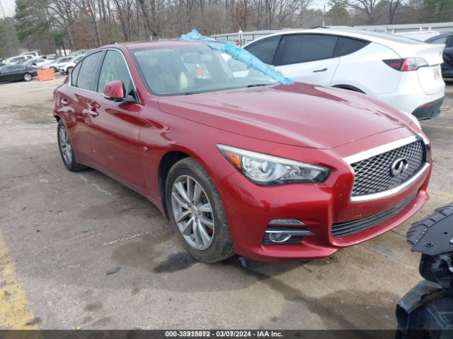 Auction sale of the 2015 Infiniti Q50 Premium, vin: JN1BV7AR4FM412586, lot number: 38918072