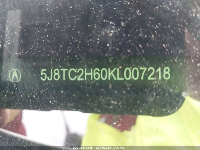 5J8TC2H60KL007218 Acura Rdx A-spec Package
