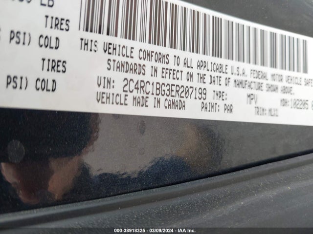 2C4RC1BG3ER207199 Chrysler Town & Country Touring