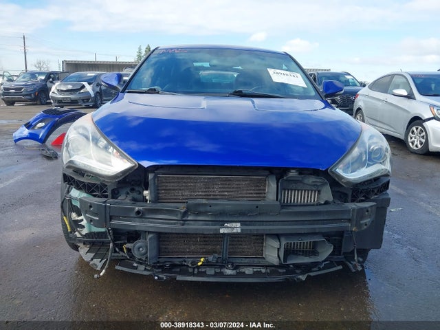 Hyundai Veloster Turbo W/black 2014 KMHTC6AE2EU207261 Image 13