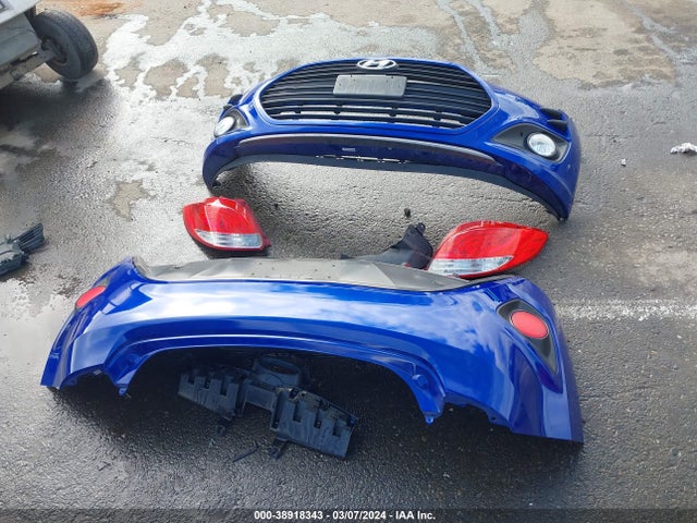 Hyundai Veloster Turbo W/black 2014 KMHTC6AE2EU207261 Image 12