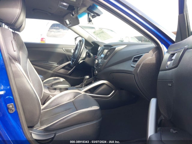 Hyundai Veloster Turbo W/black 2014 KMHTC6AE2EU207261 Image 5