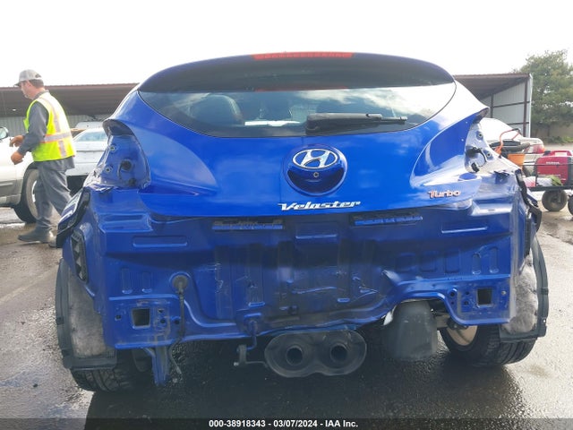 Hyundai Veloster Turbo W/black 2014 KMHTC6AE2EU207261 Image 6