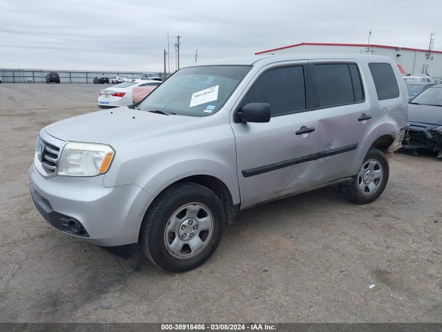 Honda PILOT LX 2014 5FNYF3H22EB026472 Image 2